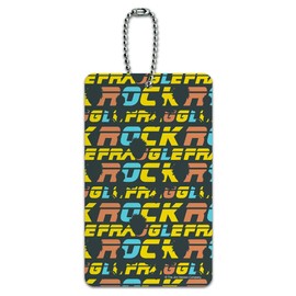 Fraggle Rock GOBO Silhouette Pattern Luggage Card Suitcase Carry-On ID Tag