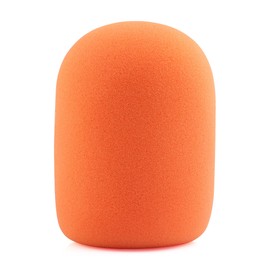 LEFXMOPHY Orange AT2020 Pop Filter, Windscreen for Audio-Technica AT-2020 AT-2035 AT-2040 AT-2050 ATR2500 ATR2500X AT-4040 Microphones Foam Mic Cover Wind Screen