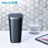 bifine Car Trash Can Bottle-Shaped Trash Can with Lid, Push