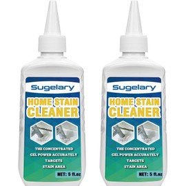 Sugelary Mold Stain Cleaner, 10 Fl oz All-Purpose Gel for Front Loader Seal, Household Cleaner Gel for Bathroom Grout, Sink, Shower, Caulk, Washing Machine Cleaning Solution