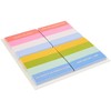 C.R. Gibson Mini Notepads, Squared Stripe - 4 Pack Set,