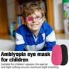 OzEssence 6 Pcs Pink Eye Patches for Kids, Reusable Eyepatch
