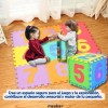 Tapete Actividades 123 Foamy Didáctico Bebés/niños Inmatmex Multicolor