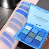 TPTGIAR 9 Colours Eyeshadow Palette, Blue Eyeshadow Palette, Long-Lasting &