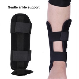 Ankle Brace, Breathable Foot Lift Brace Ankle Support Protection Sprain Splint Arthritis Recovery with Composite and Aluminium Alloy for Correction at Home or Hospital Unisex (M)