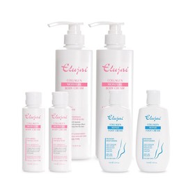 Eluzai Collagen Body & Foot Cream 6 types - 100ml body cream trial included Highly moisturizing elasticity cream body care foot care set, 1 set / 엘루자이 콜라겐 바디앤풋크림 6종- 바디크림 100ml 체험분 포함 고보습 탄력크림 바디케어 풋케어 세트, 1세트