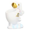 Multifunctional Pen Holder Unique Astronaut Shape Mobile Phone Stand Pen