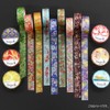 Kamiiso GR-0521 Masking Tape, Japanese Paper, Kimono Beauty 3 Rolls,
