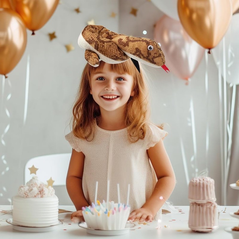 [Wovzoe] Cute Snake Design Headband Perfect for 2025 Year Animal