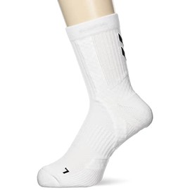 Hummel HAG7084 Men's Shooting Socks (Middle-Length), white (10)