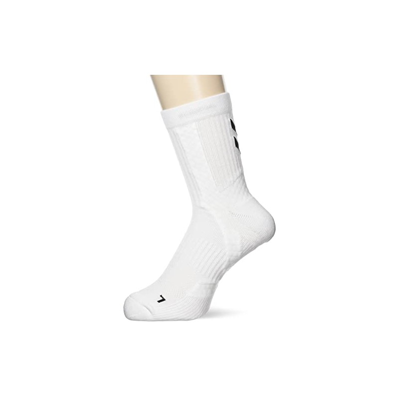 Hummel HAG7084 Men's Shooting Socks (Middle-Length), white (10)