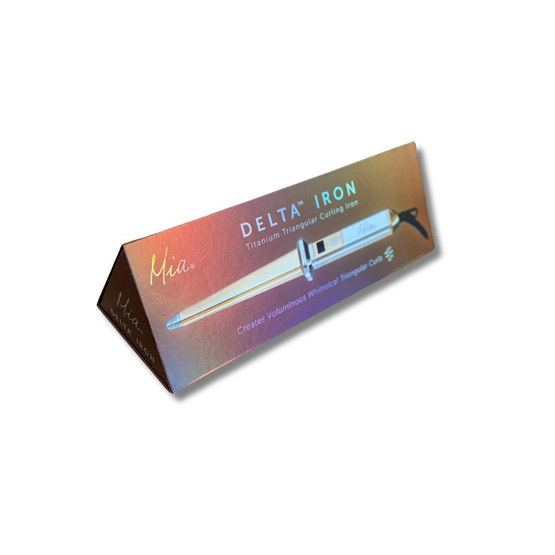 Mia Beauty Delta Curling Iron, Creates Voluminous Whimsical Sexy Hair