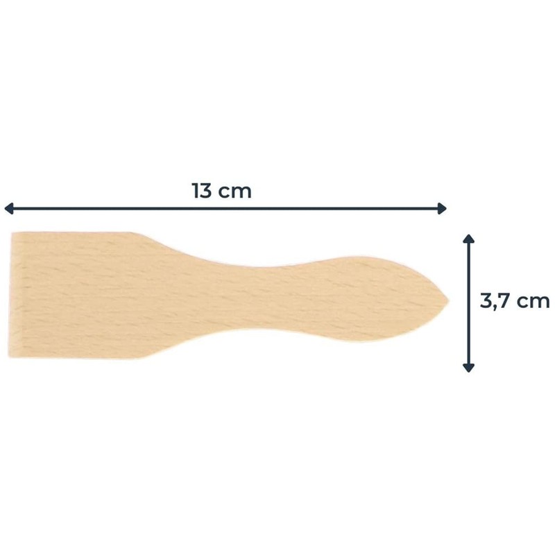 Hofmeister Holzwaren Lot de 8 petites spatules à raclette