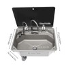 LyeXD 19.69 * 14.92 * 6.57in RV Kitchen Sink, Stainless