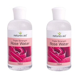 Natures Aid Rosewater (Triple Strength) 150ml - 2 Bottle Pack