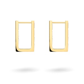 Liebeskind Berlin Creole Earrings Stainless Steel 2.2 cm with Zirconia Stones, Stainless Steel, Cubic Zirconia