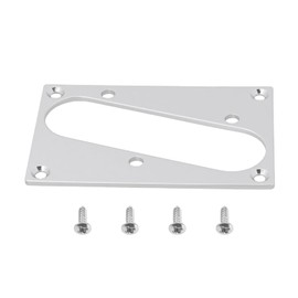 Briny River Guitar Bridge Pickup Mounting Frame Compatible with Telecaster Tele Guitars 77 x 50mm (Silver)