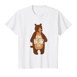 Ring Bear(er) Cute Bear Ring Bearer Proposal Baby Wedding T-Shirt