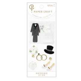 Midori 83106006 PC Sticker 3106 Wedding Pattern