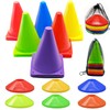 Soccer Cones Set, 24Pcs 7" Cones Sports + 60Pcs Disc