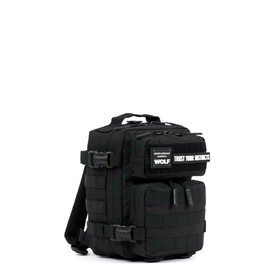 WOLFpak 9L Mini Tactical Backpack for Men & Women | Compact, Small Everyday Carry Bag for Gym, School, Travel | Durable, Water-Resistant Daypack with Molle System and Patch Panel (Alpha Black)