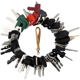 84 Heavy Equipment Keys Master Set, Construction Ignition Key for Cat Caterpillar Case JD John Deere Hyster Komatsu Kubota Yanmar Daewoo Takeuchi Ford New Holland Volvo JCB & etc