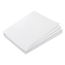 sourcing map EVA Foam Sheets White 7.8 x 5.9 Inches 2 mm Thickness for Crafts DIY Pack of 10