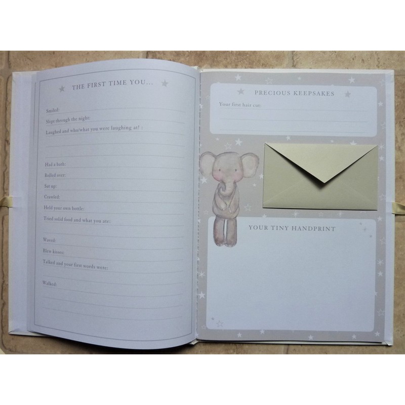 Bambino Little Star Baby Record Book A4-CG1526, Paper/Card - Foiled,