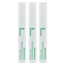 Innisfree Simple Label Mascara Long & Curl 3pcs / 이니스프리 심플라벨 마스카라 롱앤컬 3개