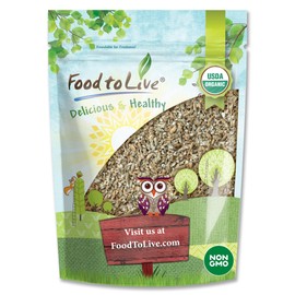 Food to Live Organic Cracked Rye Berries, 1 Pound - Non-GMO. Crushed & Sifted Groats. Raw, Vegan, Kosher, Bulk. Broken Whole Grain, Great for Cereal & Porridge. Good Source of Fiber & Protein