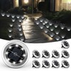 SOLPEX Mini Solar Ground Lights, 10 Pack Solar Lights Outdoor