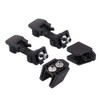 2 Pairs Front Hood Lock Safety Lock & Bracket Hood