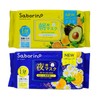 Saborino Set of 2 Morning & Night Mask Pack Face Wash Skin Care Moisturizing Morning Pack Sheet Mask, Fruity Herb Scent, Chamomile Orange Scent (Feeling Mask N & Eye Rash Sheet N)
