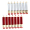 FOMIYES 14pcs Lip Gloss Lipstick Empty Tube Plastic Lip Balm