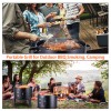 Unbranded 2Tier Charcoal Smoker BBQ Grill 3IN1 Outdoor Vertical Smoke