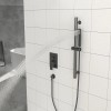 12 Inch Wall Mounted Square Shower System with Adjustable Slide