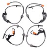 MOTOKU Front Rear ABS Wheel Speed Sensor Set for Honda