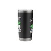 My Court My Rules Badminton Player Stainless Steel Insulated Tumbler