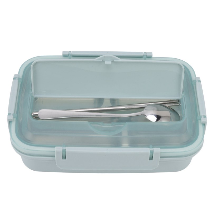Lunch Box 4 Compartments Design 304 Stainless Steel Matching Tableware