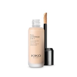 KIKO Milano Full Coverage 2-in-1 Foundation & Concealer 01 - WR 01, 2-in-1 Foundation with Concealer, High Coverage