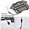 G-PLUS Front Bumper Mesh Grille Grill w/LED Light Bar Compatible