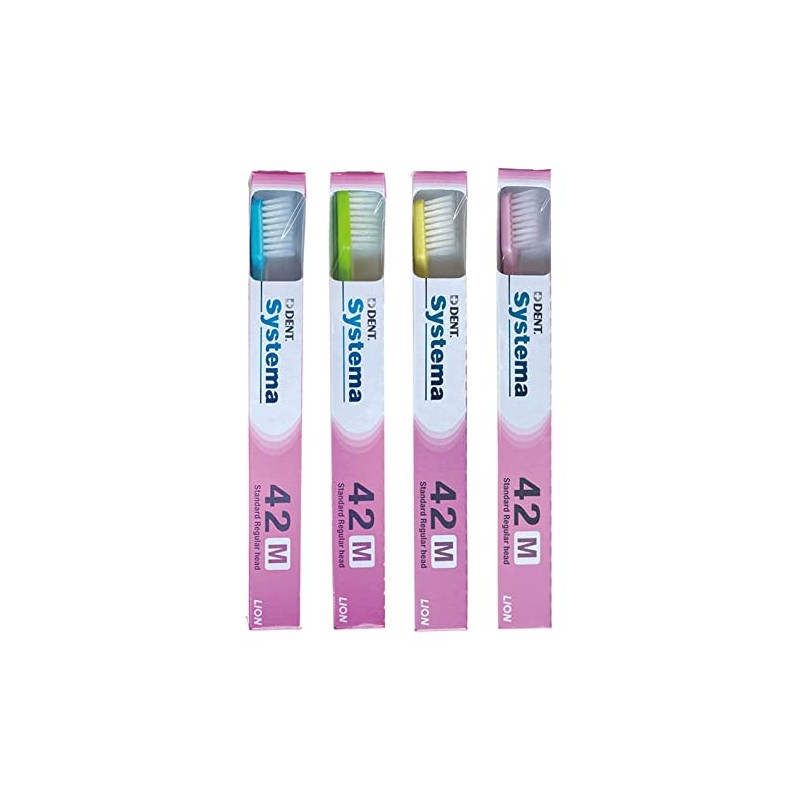 DENT.EX Systema Toothbruth, Set of 4, Assorted