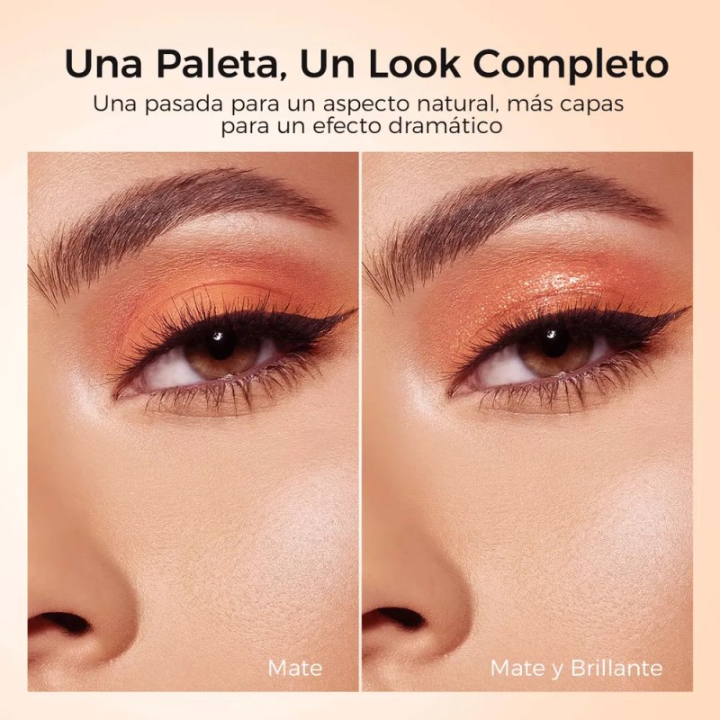 Sace Lady Paleta De Sombras Alta Pigmentación Mate Y Glitter