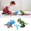 2 Sets Dinosaur Assemble Toy Develop Hand On Ability Educational