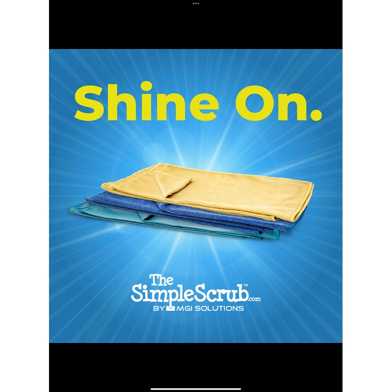 The Simple Scrub Microfiber Cleaning Cloth - Pack of 9