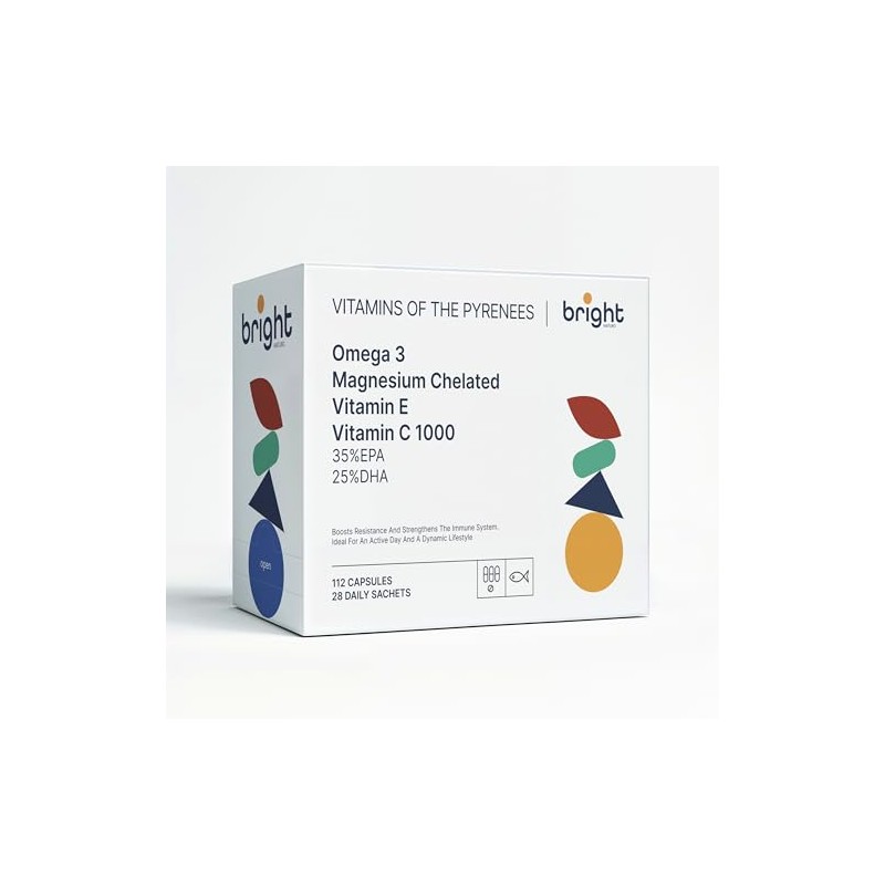 Vitamin C + Omega-3 + Magnesium + Vitamin E –