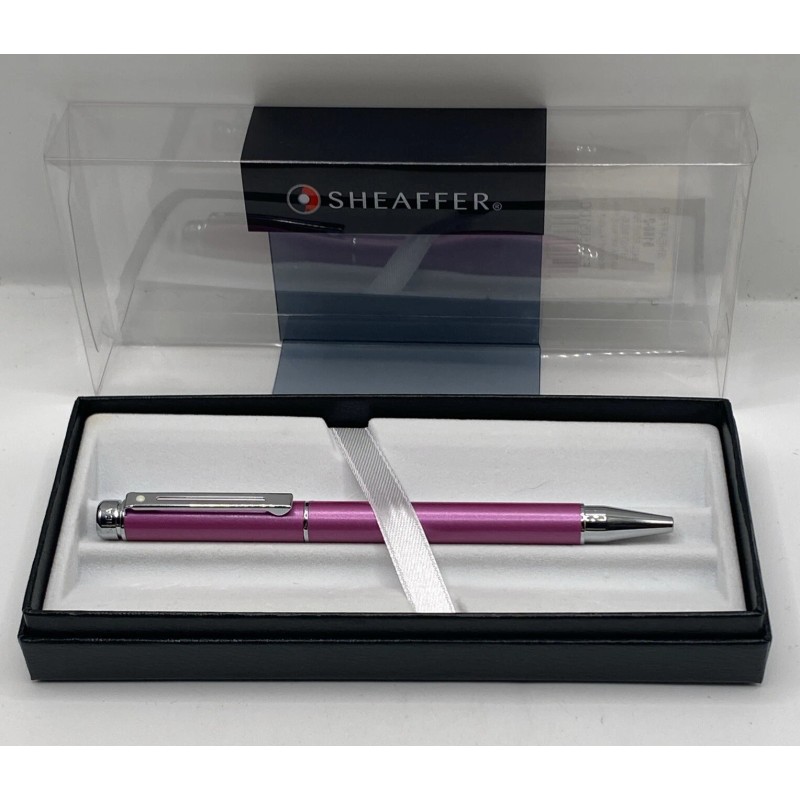 Sheaffer 200 Ballpoint Pen Matte Metallic Pink E2915651DC Chrome Trim