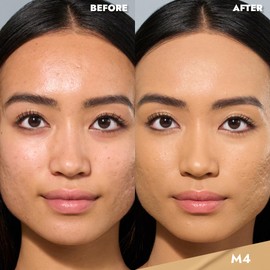 COVER FX Skin Discovered Longwear Full Coverage Concealer | Buildable Crease-Resistant High Coverage Formula Conceals, Corrects, and Brightens | M4-Medium to Tan Golden Neutral Undertone