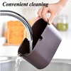 LTWQLing Mini Trash Can with Lid - Removable Small Garbage