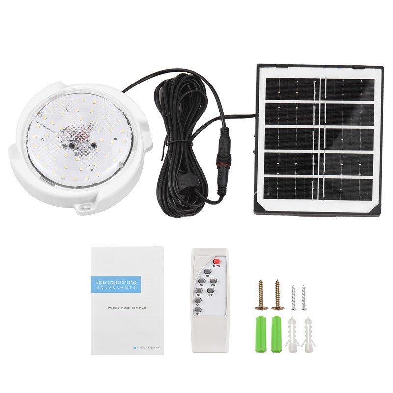 45W Solar Lights Indoor&Outdoor Home Solar Shed Lamp 50 LED